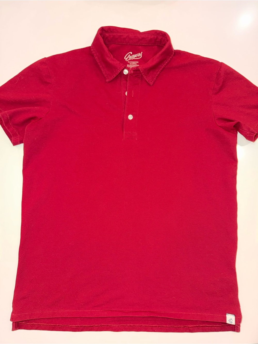 Grayers Red Men's Polo Shirt